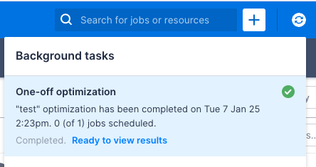 background tasks in progress